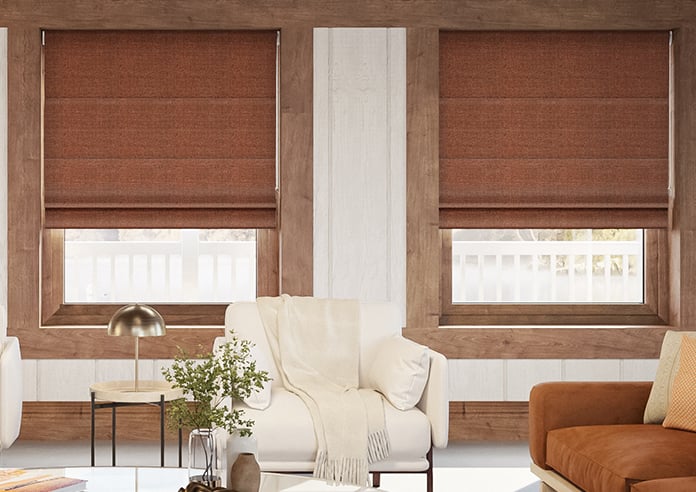 Jakarta, Malbec - Motorised Roman Blind - Image 3